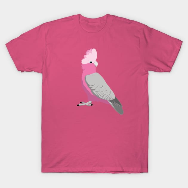 Galah pink cockatoo T-Shirt by Zolinstudio